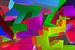 LA Tez One 5 #2 von Pat Bloom - Moderne 3D, abstracte kubistische en futurisme kunst
