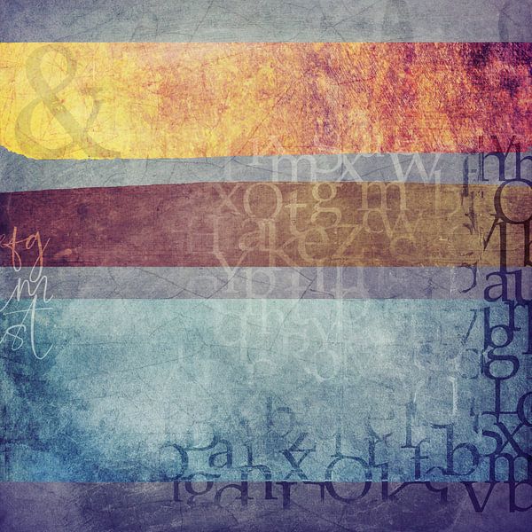Distressed letters 2 van Western Exposure