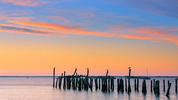 Lever du soleil à Provincetown, Cape Cod, Massachusetts