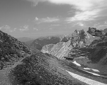 Gebirge in Schwarzweiß von Schwarzkopf-Photoart
