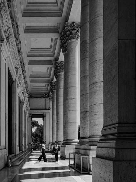 Kunst Architectuur Galleria d_Arte Moderna Rome Italië van Martijn Jebbink Fotografie