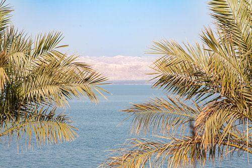 Uitzicht op Israël vanaf Dode zee