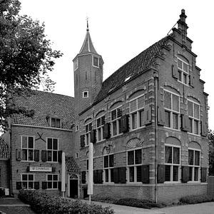 Alkmaar Nordholland Schwarz und Weiß