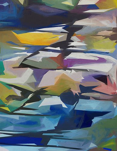 Versnipperd papier Portret 1