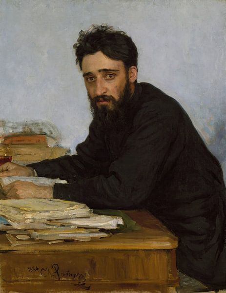 Vsevolod Mikhailovich Garshin, Ilya Efimovich Repin by Masterful Masters