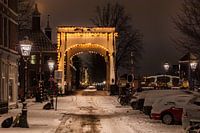 Amsterdam, Walter Süskind bridge along the Amstel