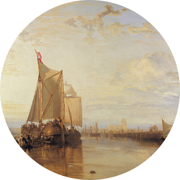 Dort of Dordrecht: De Dortse pakketboot van Rotterdam bij windstilte, Joseph Mallord William Turner