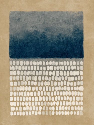 Slow Indigo Fade by Japandi Art Studio