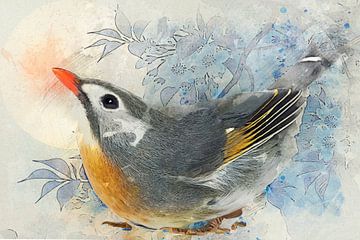 Japanse nachtegaal van Bert Quaedvlieg