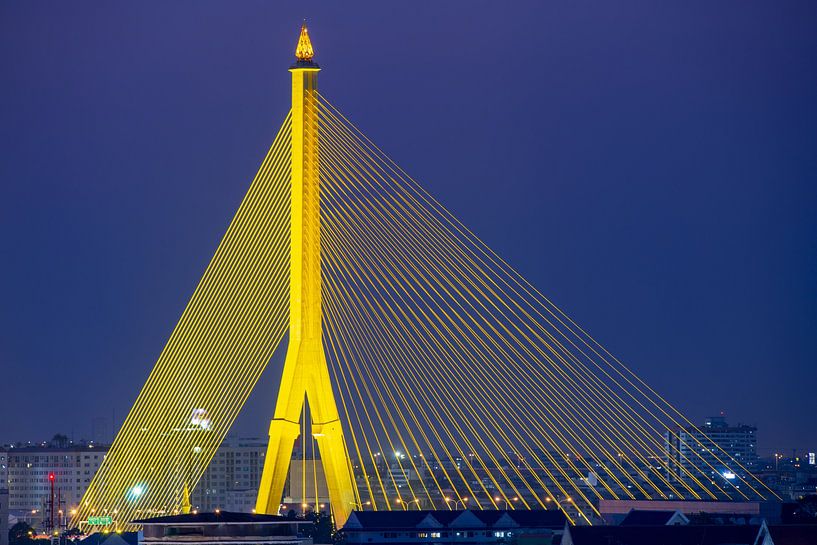Rama VIII Bridge in Bangkok by Walter G. Allgöwer