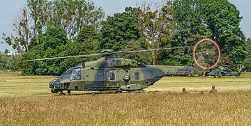 NH-90 helicopter of the Luftwaffe. by Jaap van den Berg