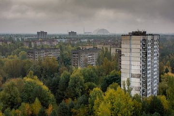 Pripyat skyline van Tim Vlielander