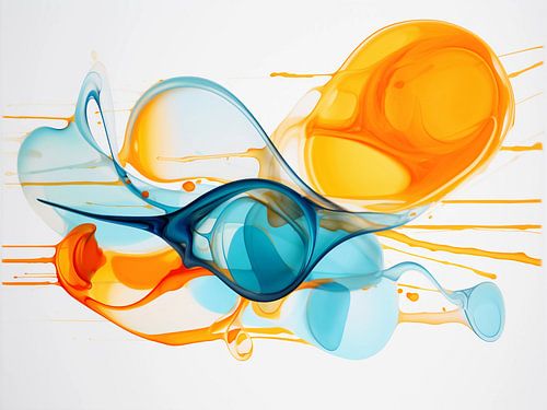 Moderne vloeibare kunst