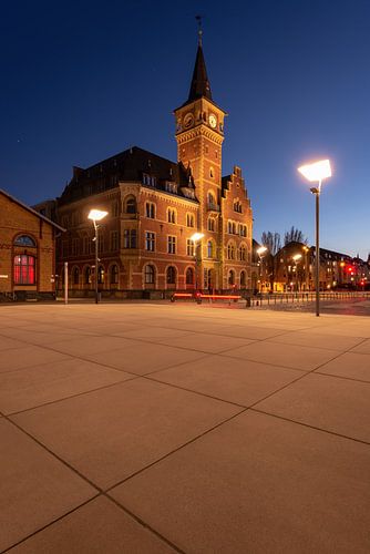 Harbor Office in Rheinau harbor Cologne