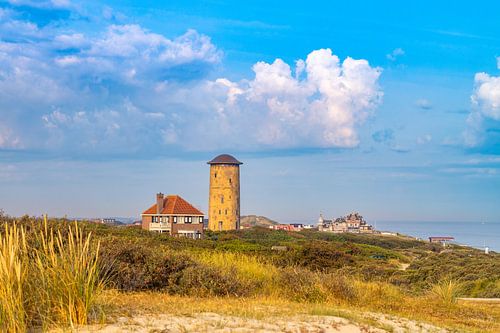 Vanuit de duinen van Domburg