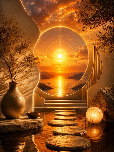 Portail du Soleil éternel – Le chemin doré vers la paix infinie