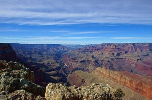 Blick auf die Landschaft des Grand Canyon, Arizona, Vereinigte Staaten