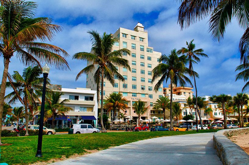 Miami Ocean Drive van Peter Pijlman