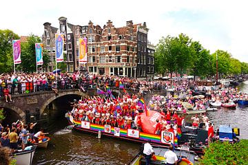 Canal Parade Amsterdam van Harry Hadders