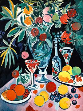 Tropical Matisse Cocktails No.2 van Your unique art