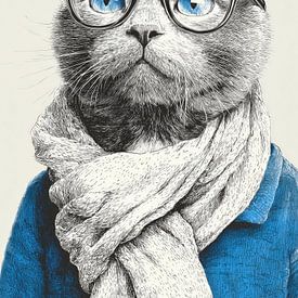 Chat hipster 10 sur JBJart Justyna Jaszke