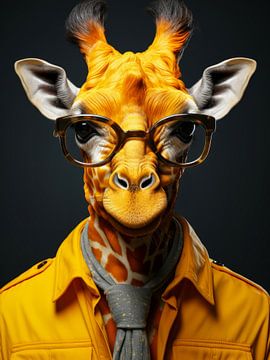 Giraffe Humor von Max Steinwald