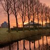 Lever du soleil à Zoetermeer sur Kyra Hoekema