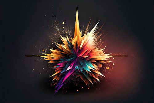 Une explosion de couleurs sombres empreinte d'un dynamisme brut