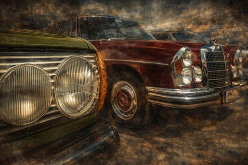 Fine art automotive photography with fragmented forms and industrial structures