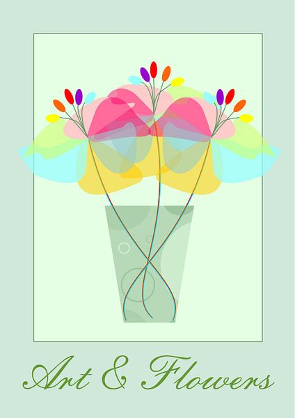 Art et fleurs par Eckhard Berger