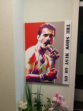 Kundenfoto: Pop Art Freddie Mercury von Doesburg Design