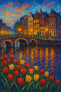Amsterdam Twilight Symphony - Lichter auf dem Wasser