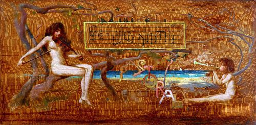 Arthur Streeton, Pastorale - 1894 sur Atelier Liesjes