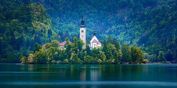 Une soirée au lac de Bled