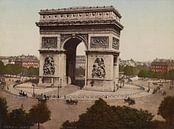 L'Arc-de-Triomphe de L'Etoile, Paris van Vintage Afbeeldingen thumbnail