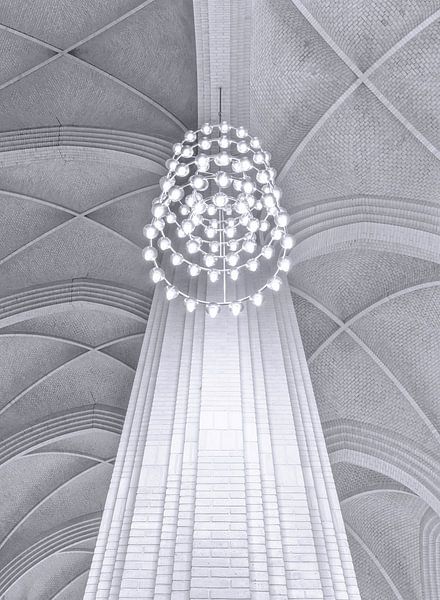 Innenraum der Grundtvig-Kirche in Kopenhagen, Dänemark 2/9 von Adelheid Smitt