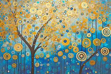 Baum des Lebens, Gustav Klimt von Caroline Guerain