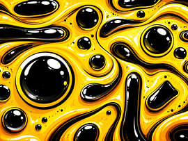 Yellow Void von Art By Coolen