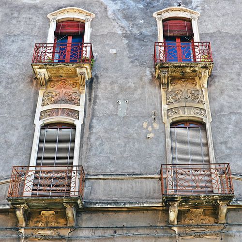 Barokke etalage in het hart van de Siciliaanse stad Catania