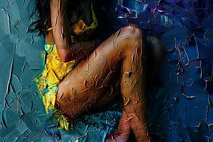 malerisches Bild Frau i
