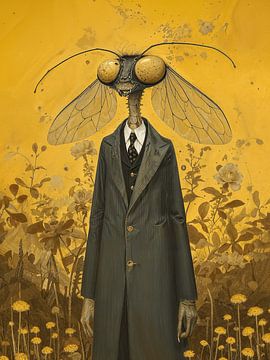 Dierportret Heinz-Fritz Vespula van Nico Brons