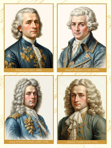 4 Componisten poster C