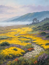 Goldener Pfad zur Gelassenheit von Artistic