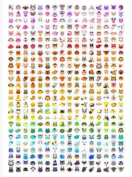 Animal Crossing Villager Rainbow