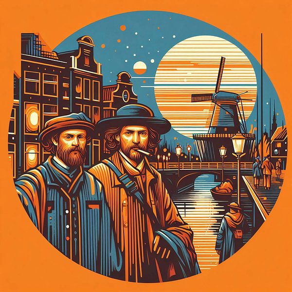 Tile art  ( 2 ) by Ineke de Rijk
