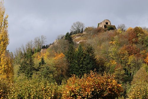 Thann in de herfst, Elzas, Frankrijk