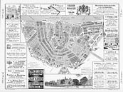 Kaarten van Amsterdam 1883 Zwart-Wit van Hendrik-Jan Kornelis thumbnail