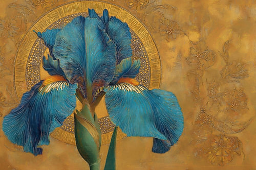 Blaue Iris – Golden Circle