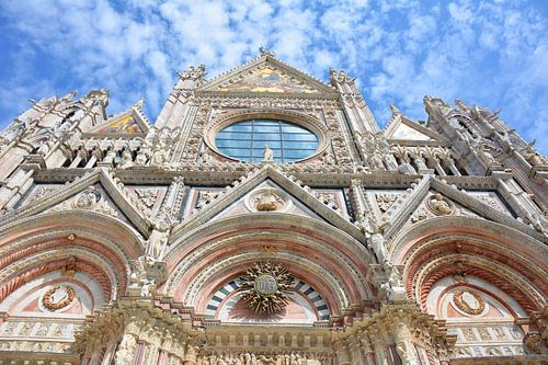 Aanzicht dom Sienna Toscane