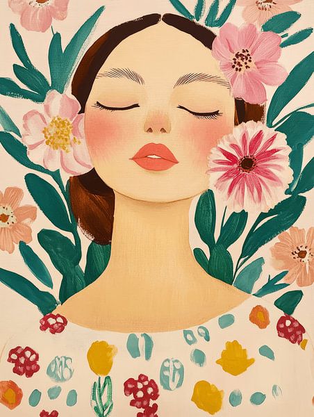 Flower-Power-Nickerchen von Carla Van Iersel